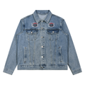 Unisex Vintage Wash Denim Jacket